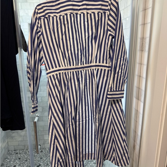 Jcrew 100% cotton striped dress 10 - Picture 3 of 3